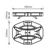 72W Magnetic Fixing Base LED High Power Mini Light Bar With The Latest Waterproof Breathable Design