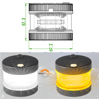 Rechargeable Warning LED Beacon Light
