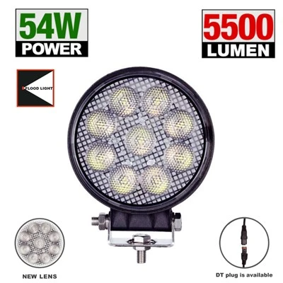 Hot Sale 55W LED-arbejdslys til kompakt off-vejudstyr IP68K Vandtæt udvendig bilbelysning